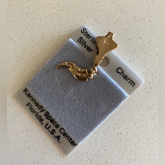 Vintage Sterling Silver Charm Space Shuttle NASA Kennedy Space Center, Florida - Picture 2 of 6